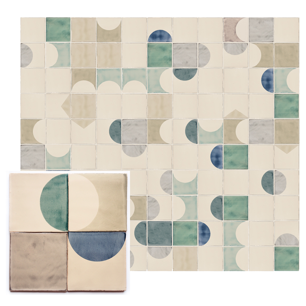 Each tile is handmade. Each project is unique. Each layout design is