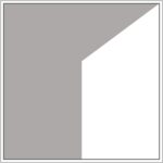 Diagram of Smink Studio screen-printed tile AL2: grey and white areas divided by an angled line.