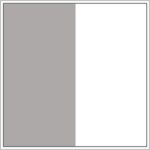 Diagram of Smink Studio screen-printed tile AL4: a tile divided vertically into white and grey halves.