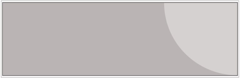 Diagram of Smink Studio 10 × 30 cm screen-printed tile BL10: a grey tile with a light-grey curve at one end.