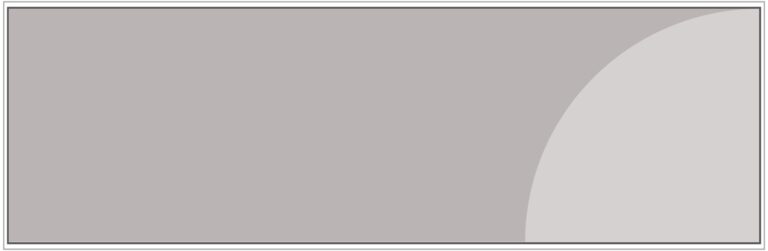 Diagram of Smink Studio 10 × 30 cm screen-printed tile BL9: a grey tile with a light-grey curve at one end.