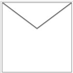 Drawing of Smink Studio relief tile P01, with a raised V-shaped line across the top.